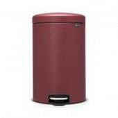 Купить Бак Brabantia newicon мусорный, минерально-бордовый, 20 л по низкой цене