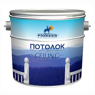 Купить Краска Eurostyle PIONEER для потолков 10 л по низкой цене