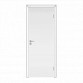 Купить Дверное полотно Olovi, глухое, белое, 800x40х2000 мм, с/ф по низкой цене