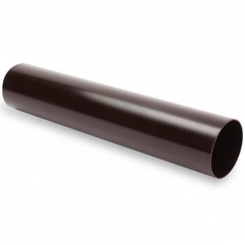 Купить Труба Galeco ПВХ водосточная D152/100х4000 мм RAL 8019 коричневая по низкой цене