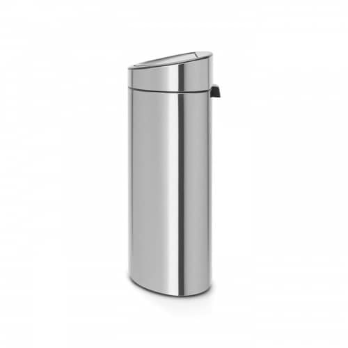 Купить Бак Brabantia Touch Bin New мусорный, стальной матовый, 40 л по низкой цене