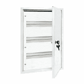 Купить Щит ЩРН-36 распределительный навесной 36 модулей/3 ряда с DIN-рейкой IP31 520х310х120 мм по низкой цене