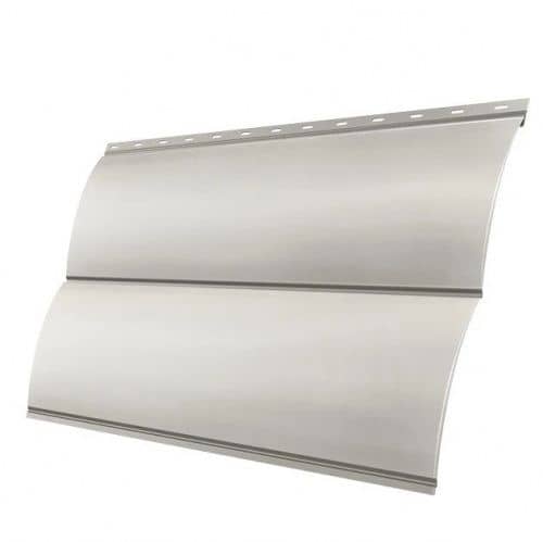 Купить Сайдинг Grand Line Блок-хаус Pe Ral 9002, металлический, 0,5 мм для наружной отделки дома по низкой цене