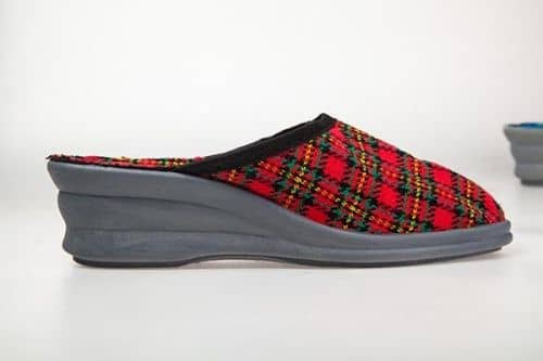 Купить Тапки Степ 129/2 шотландка, женские, размеры 36-41 по низкой цене