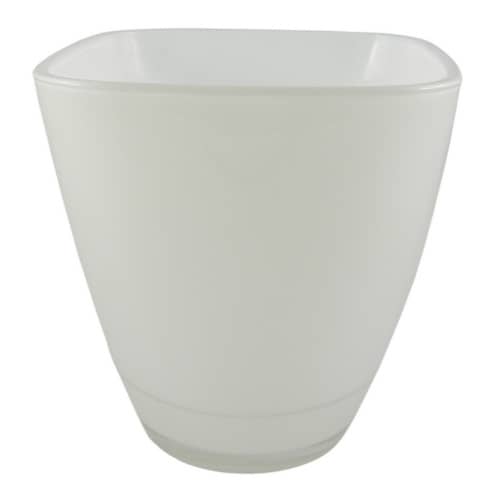 Купить Кашпо для орхидей стеклянное белое d13 см AMARANTA по низкой цене