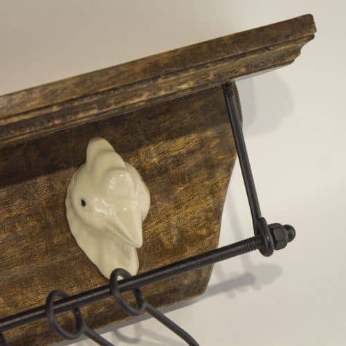 Купить Полка Secret De Maison Chateau настенная с крючками и чашками по низкой цене