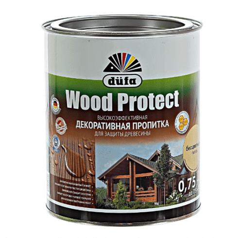 Купить Пропитка DUFA Wood Protect для дерева, 0,75 л по низкой цене
