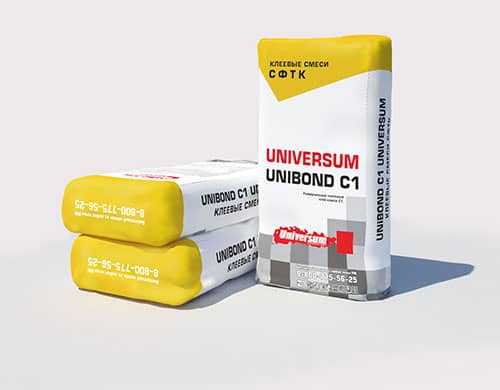 Купить Плиточный клей UNIBOND C1 Universum универсальный класс С1 по низкой цене