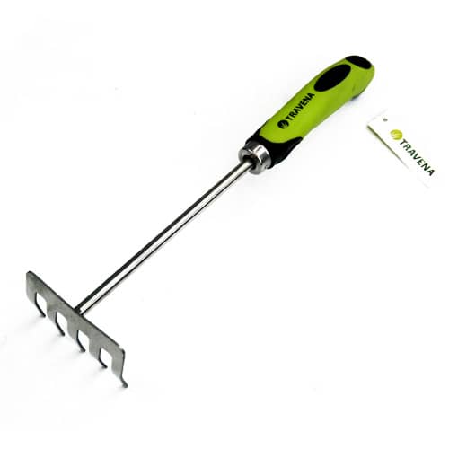 Купить Грабельки малые ручные TRAVENA нержавеющая сталь по низкой цене