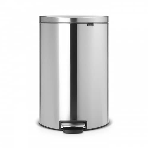 Купить Бак Brabantia FlatBack+ мусорный, стальной матовый, FPP, 40 л по низкой цене
