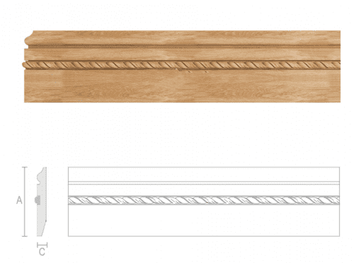 Деревянный, металлический, пластиковый напольный плинтус.