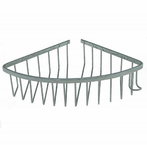 Купить Полочка Санакс угловая овальная одинарная 22 см по низкой цене