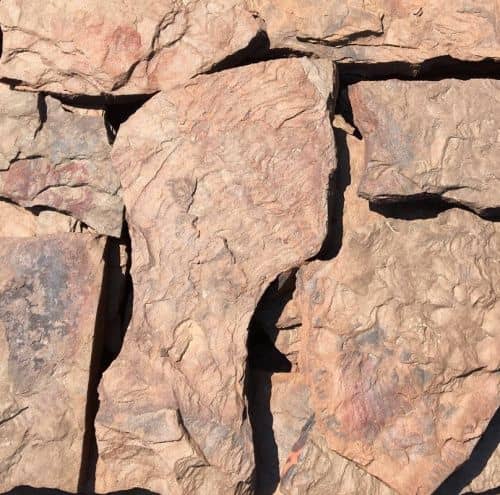 Купить Плитка Дракон из дикого камня, красная, 2-4 см по низкой цене