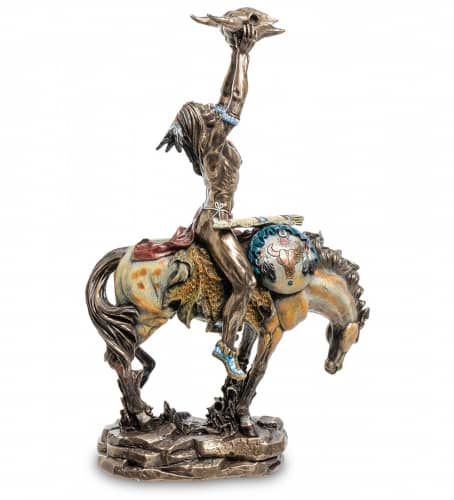 Купить Статуэтка Veronese Индеец с трофеем WS-493 по низкой цене