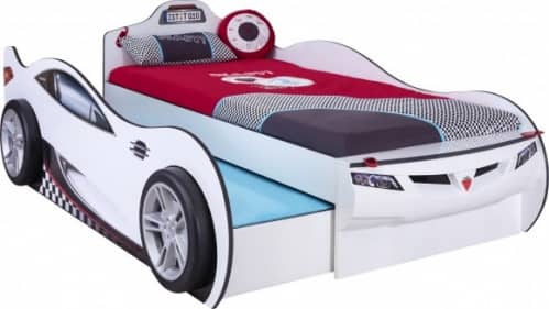 Купить Кровать-машина Cilek Carbed Coupe c выдвижной кроватью, 90х190/90х180 см по низкой цене