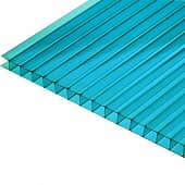 Купить Поликарбонат Юг-Ойл-Пласт Ug Standart сотовый бирюзовый 8 мм 2,1х12 м по низкой цене