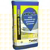 Купить Наливной пол Weber.Vetonit 4350 для звукоизоляционных полов 25 кг по низкой цене