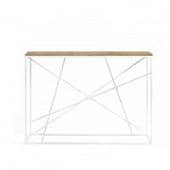 Купить Консоль Intelligent Design Wilson line white темный дуб по низкой цене