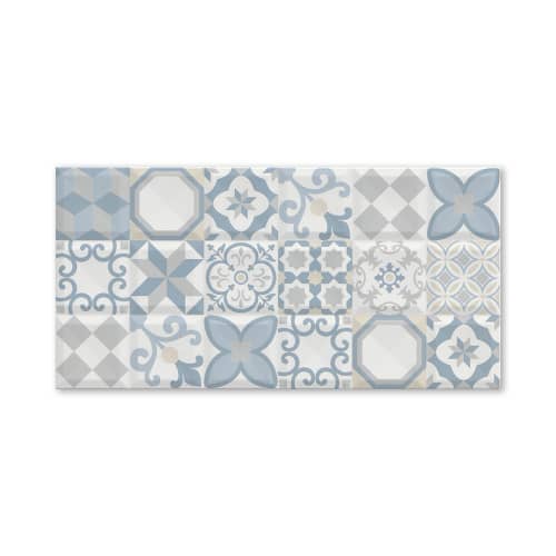 Купить Плитка настенная Ария блю крем классик 30х60 см по низкой цене