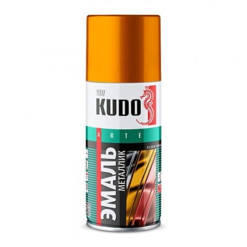 Купить Эмаль KUDO KU-1026.1 аэрозольная серебро 0,21 л по низкой цене
