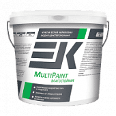 Купить Краска ЕК MultiPaint белая акриловая водно-дисперсионная влагостойкая 7 кг по низкой цене