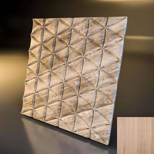 3D панель стеновая Relieffo Constellation (Дуб) Д036Д 600х600х30 мм