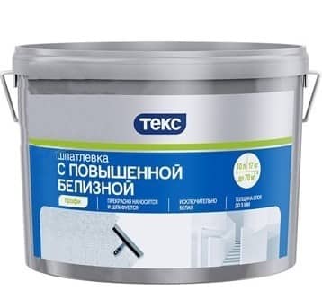 Купить Шпатлевка Текс Профи с повышенной белизной 10 л по низкой цене