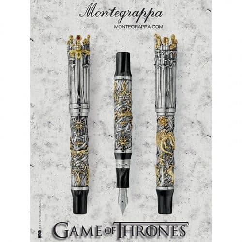 Купить Ручка-роллер Montegrappa Game of thrones Iron throne silver по низкой цене