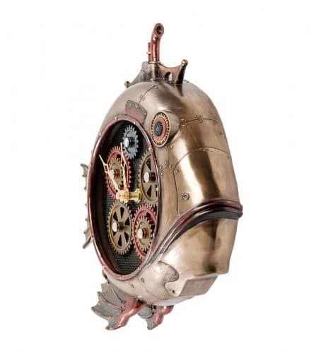 Купить Статуэтка-часы Veronese Рыба в стиле стимпанк по низкой цене