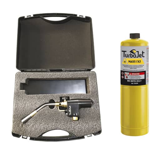 Купить Горелка с пьезоподжигом TurboJet TJ757 M KIT + баллон по низкой цене