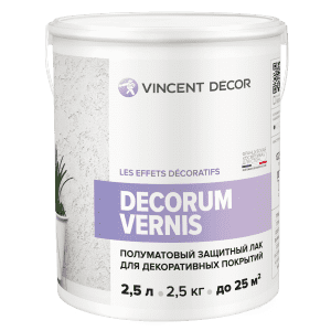 Купить Воск Vincent Decor Decorum Vernis Mat полуматовый 4 кг по низкой цене