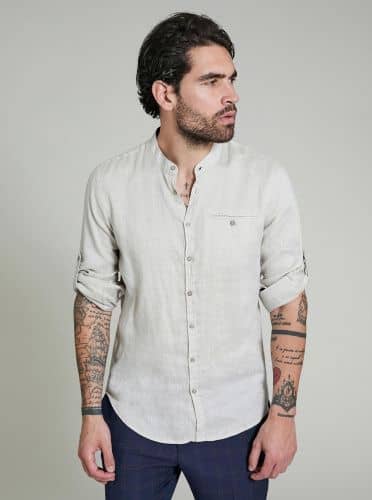 Купить Рубашка Piazza Italia цвета слоновой кости по низкой цене