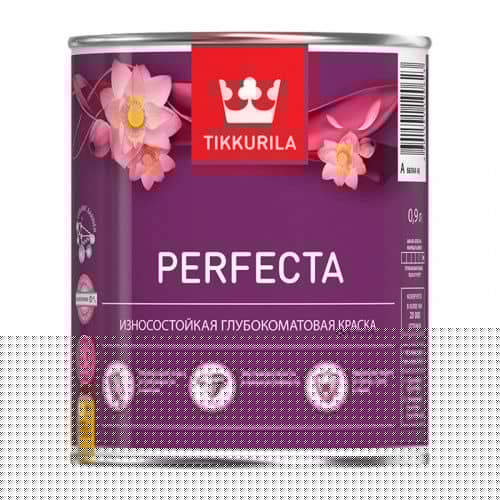 Купить Краска Tikkurila PERFECTA A в/д износостойкая 0,9 л по низкой цене