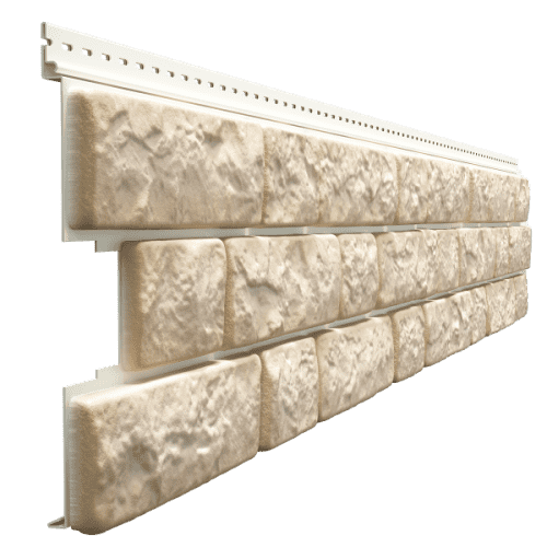 Купить Панель Docke LUX BERGART фасадная, под камень, цвет кешью, 1809х285 мм для наружной отделки дома по низкой цене