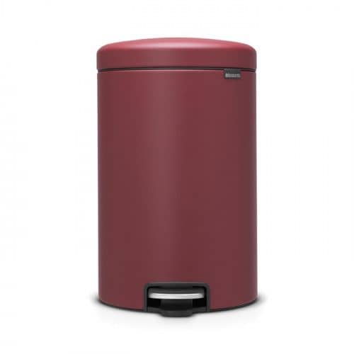 Купить Бак Brabantia newicon мусорный, минерально-бордовый, 20 л по низкой цене