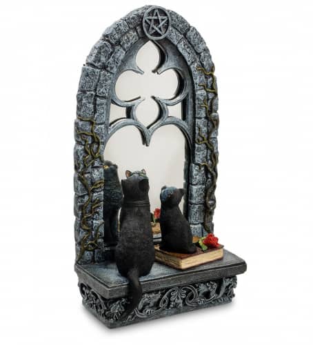 Купить Статуэтка Veronese Кошка с котенком у зеркала WS-885 по низкой цене