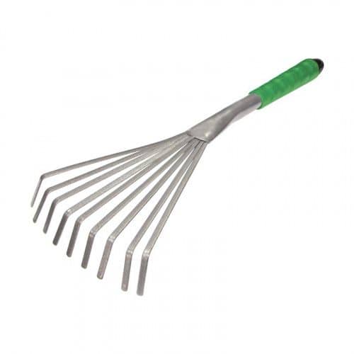 Купить Грабли веерные Farina 93115 410 мм с плоскими зубцами конн. система по низкой цене