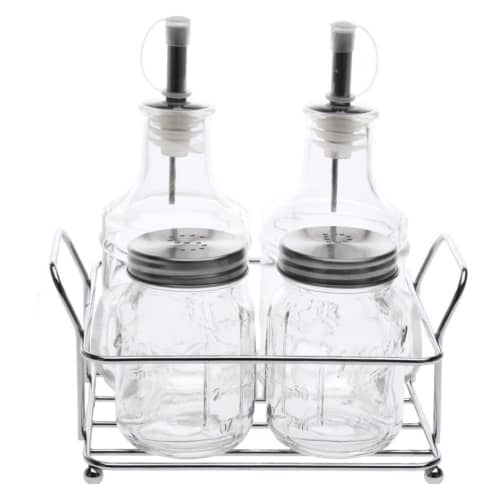 Купить Набор емкостей для уксуса и масла, специй 4 шт по низкой цене