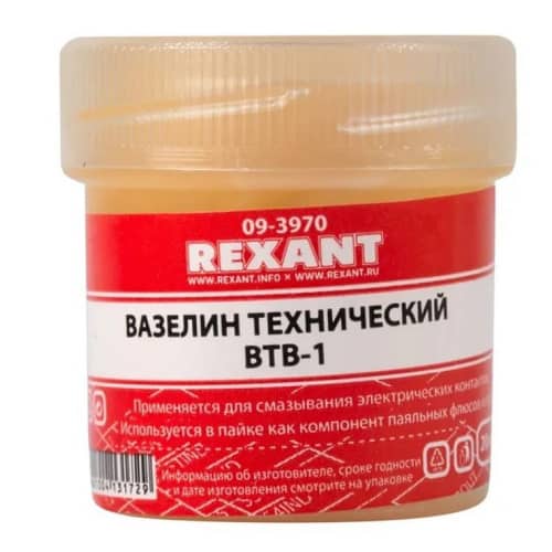 Купить Технический вазелин ВТВ-1 REXANT 20 мл по низкой цене