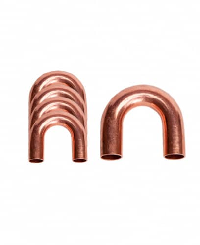 Купить Поворотный элемент Charley медный 180 под пайку по низкой цене