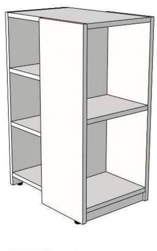 Купить Тумба KLЮKVA Junior открытая для компьютерного стола по низкой цене