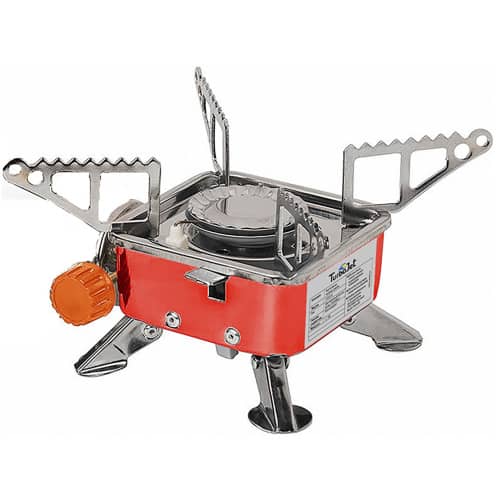 Купить Газовая плитка портативная TurboJet TJ322 B с пьезоподжигом по низкой цене