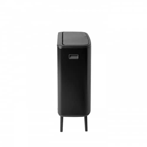 Купить Бак Brabantia Touch Bin Bo Hi мусорный, черный матовый, 2х30 л по низкой цене