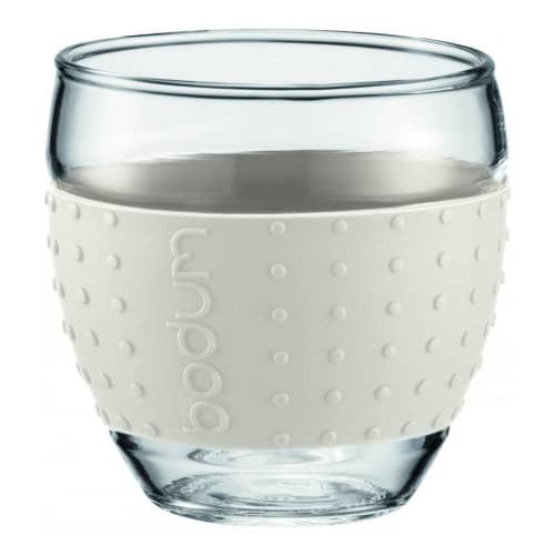 Купить Набор стаканов (2 штуки) BODUM Pavina, 0.1л, цвет белый по низкой цене