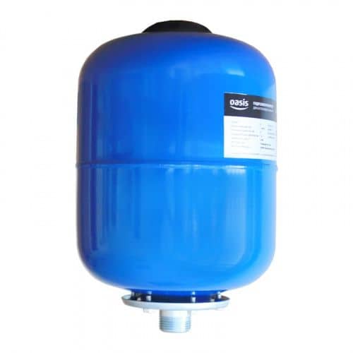 Купить Бак для водоснабжения (гидроаккумулятор) мембранный, расширительный, вертикальный, синий, 8 бар, 8 л по низкой цене