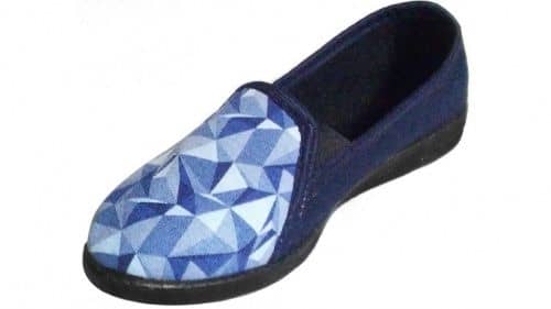 Купить Тапки Степ 150к кристалл, женские, джинсовые, размер 36 по низкой цене