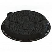 Купить Люк Standartpark Лого Л-60.80.10-ПП-Ф3 садовый пластиковый черный по низкой цене