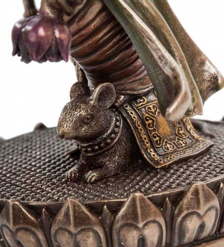 Купить Статуэтка Veronese Ганеша на лотосе WS-540 по низкой цене