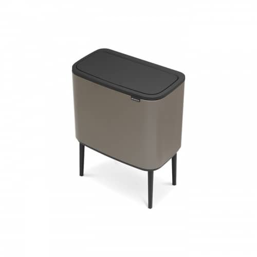 Купить Бак Brabantia Touch Bin Bo мусорный, платиновый, 36 л по низкой цене
