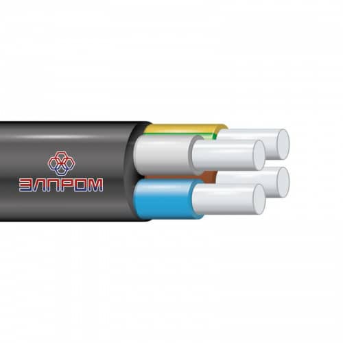 Купить Кабель АВВГ 4х4 Ч ОК 0.66кВ (м) ЭлПром НТ000002620 по низкой цене